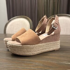 Steve Madden espadrille block wedge